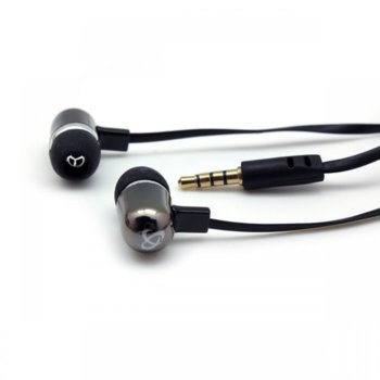 Слушалки SBOX EP-044B, микрофон, 3.5mm жак, 32 Ohm импеданс, 116 ± 3dB чувствителност, черни | JAR Computers SBOX EP-044B Слушалки с микрофон Черни