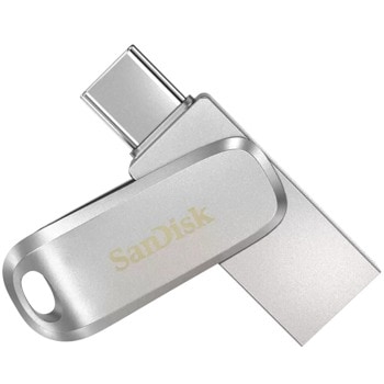 Памет 1TB USB Flash Drive, SanDisk Ultra Dual Drive Luxe (SDDDC4-256G-G46), USB 3.1 Type A/C, OTG | JAR Computers SanDisk SDDDC4-1T00-G46