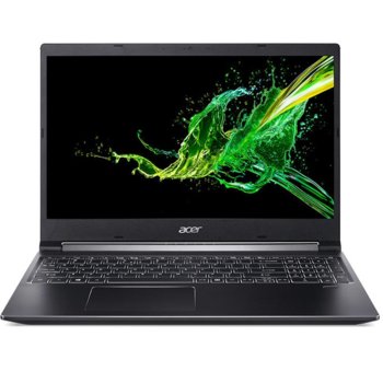 Лаптоп Acer Aspire 7 A715-74G-72X6 (NH.Q5SEX.018), шестядрен Coffee Lake Intel Core i7-9750H 2.6/4.5 GHz, 15.6" (39.62 cm) Full HD Anti-Glare Display & GF GTX 1050 3GB, (HDMI), 8GB DDR4, 512GB SSD PCIe NVMe, 1x USB 3.1 Type-C, Linux, 2.35kg | JAR Computers Acer Aspire 7 A715-74G-72X6 NH.Q5SEX.018