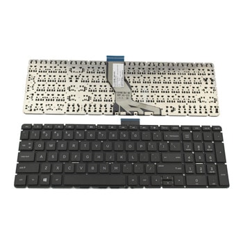 Клавиатура за лаптоп HP, съвместима със серии 250 G6/255 G6/Pavilion 15/17, черна, без рамка, малък Enter | JAR Computers KBD for HP 250 G6 Pavilion