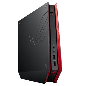 Настолен компютър Asus GR6-R015R ROG mini system, дву-ядрен Broadwell Intel Core i5-5200U 2.2/2.7GHz, GeForce GTX960M 2GB (DP&HDMI), 4GB DDR3 RAM, 128GB SSD, Wi-Fi, LAN, 4x USB 3.0, Windows 8.1, 1.28 kg | JAR Computers Asus ROG GR6-R015R