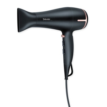 Сешоар Beurer HC 60 DC, 2000W, 3 степени на мощност, черен | JAR Computers Beurer HC 60 DC eco hair dryer