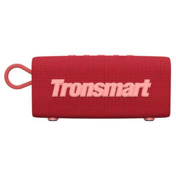 Тонколона Tronsmart Trip 797552, 2.0, 10W RMS (5W + 5W), Bluetooth, червена, време на работа до 20 часа, IPX7 водоустойчива | JAR Computers Тонколона Tronsmart Trip 797552 red