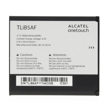 Alcatel TLiB5AF за OneTouch OT-5036X POPC5 1800mAh