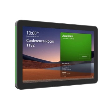 Конферентен дисплей Logitech Tap Scheduler Graphite, 10.1" (25.65 cm) IPS дисплей, 1280 x 800, покритие против пръстови отпечатъци, сензор за околна светлина и акселерометър, Bluetooth, Wi-Fi, RJ45 | JAR Computers Logitech Tap Scheduler Graphite 952-000091