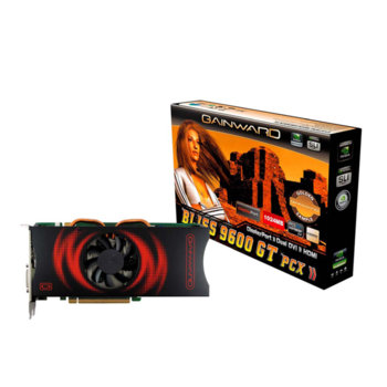 Видео карта GF 9600GТ, 1GB Gainward Golden Sample, PCI-E, 256bit, DDR3, HDMI & 2xDVI, Display Port | JAR Computers GF 9600GТ