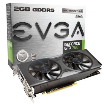 EVGA GeForce GTX 760  ACX 2GB DDR5