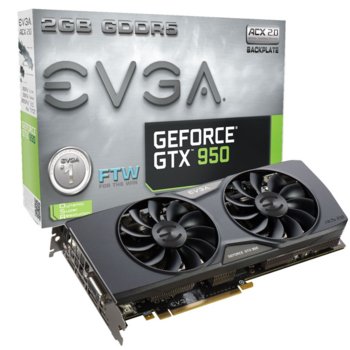 EVGA GF GTX 950 FTW ACX 2.0 02G-P4-2958-KR