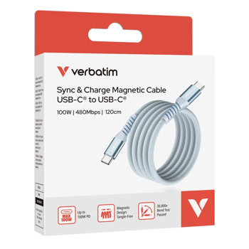 Кабел Verbatim Sync & Charge USB-C(м) син