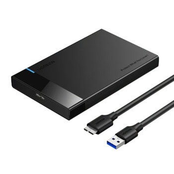 Кутия Ugreen 30848, за SATA 2.5" SSD/HDD, USB 3.2 Gen 1 Micro B, черна | JAR Computers Ugreen 30848