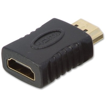 Преходник Lindy LNY-41232, от HDMI(м) към HDMI(ж), черен | JAR Computers Lindy LNY-41232