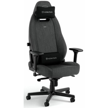 Геймърски стол noblechairs Legend TX Anthracite (NBL-LGD-TX-ATC), до 150kg, тапицерия от студена пяна, стоманена база, сив image