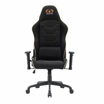 Геймърски стол RFG Move Legend, до 150kg, Class 4 газов амортисьор, лумбална опора, люлеещ механизъм, черен | JAR Computers RFG Move Legend