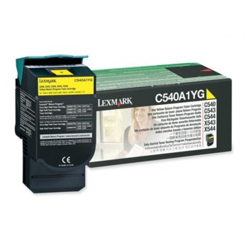КАСЕТА ЗА LEXMARK OPTRA C 540 series/X540 series - Yellow - Return program cartridge - P№ C540A1YG - заб.: 1000k | JAR Computers КАСЕТА ЗА LEXMARK OPTRA C 540 series/X540 series