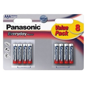 Батерии алкални Panasonic LR03/8BW