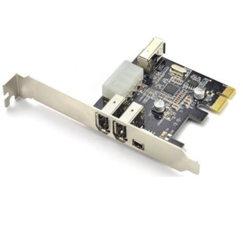 Kонтролер PCI-E 1394 card | JAR Computers Контролер PCI-E 1394 card