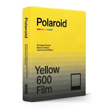 Polaroid Duochrome film for 600 Black and Yellow