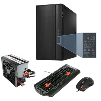 Настолен компютър PC Max M1302II7DR1TA3072, Intel® Core™ i7 2.66GHz, 3GB DDR3 1600MHz RAM, 1000GB HDD, DVDRW, VGA ATi HD4870 1GB/DDR5, SB7.1, Lan1000, Gamer Laser Mouse & KBD, 2г. гаранция | JAR Computers PC Max M1302II7DR1TA3072