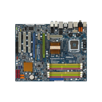 Дънна платка ASRock P45R2000-WiFi, P45, S775, DDR2 & DDR3, 2xPCI-E (CF), SB7.1, WiFi 802.11b/g, Lan1000, SATA RAID 0,1,5,10, 2xeSATA, 2x1394, ATX | JAR Computers ASRock P45R2000-WiFi