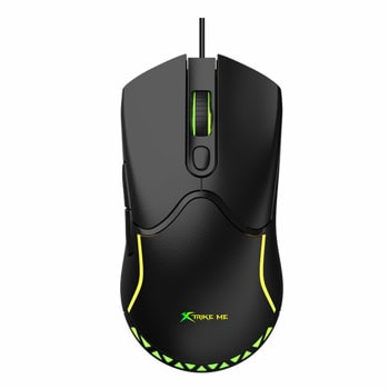 Мишка Xtrike ME GM-217, оптична (3600 dpi), USB, черна, гейминг, 6 бутона, RGB подсветка | JAR Computers Мишка Xtrike ME GM-217