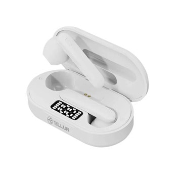 Слушалки Tellur Flip (TLL511411), безжични, микрофон, Bluetooth, време на работа до 2.5 часа, бели | JAR Computers Слушалки Tellur Flip TLL511411