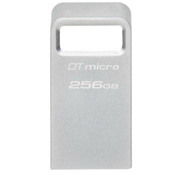 Памет 256GB USB Flash Drive, Kingston Data Traveler Micro, USB 3.2 Gen 1, сребриста | JAR Computers USB Kingston Data Traveler Micro 256GB USB 3.2