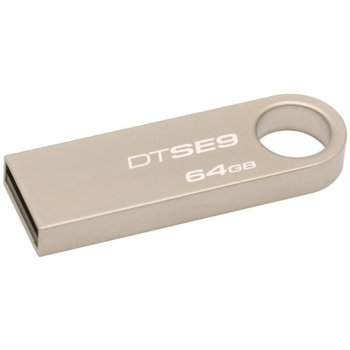 Памет 64GB USB Flash Drive, Kingston DataTraveler SE9, USB 2.0, златиста | JAR Computers 64GB Kingston DataTraveler SE9