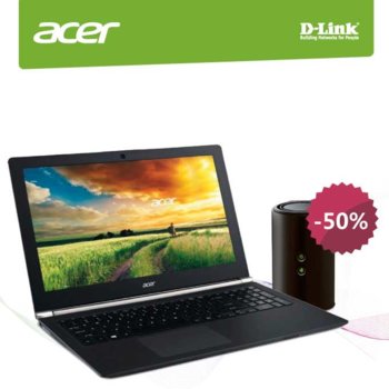 17.3 Acer Aspire NITRO VN7-791G + D-Link DIR-850L