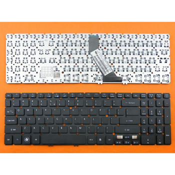 Клавиатура за лаптоп Acer, съвместима със серия Aspire M5-581 M5-581T, черна, без рамка, с кирилица | JAR Computers KBD for Acer Aspire M5-581 M5-581T BG