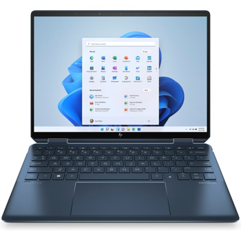 Лаптоп HP Spectre x360 14-ef2046nn (9Z8L8EA)(син), десетядрен Intel Core i7-1355U 1.7/5.0 GHz, 13.5" (34.29 cm) WUXGA+ IPS 1000nits Touchscreen Display, 32GB LPDDR4X, 1TB SSD NVMe, 2x Thunderbolt 4, Windows 11 Home | JAR Computers HP Spectre x360 14-ef2046nn 9Z8L8EA