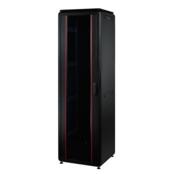 Комуникационен шкаф Mirsan MR.GTV22U66.01, 19", 22U, 610 x 610 x 1039, свободностоящ, товароносимост 1000кг, черен | JAR Computers MIRSAN MR.GTV22U66.01