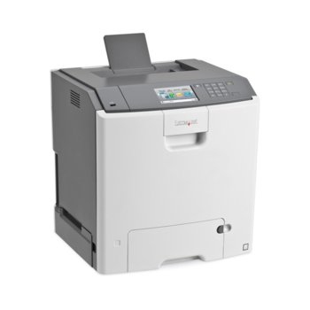 Lexmark C748de, цветен лазерен принтер, 1200x1200 dpi, 47стр/мин, 512MB, LAN, USB | JAR Computers Lexmark C748de A4 Colour Laser Printer