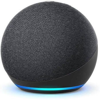 Смарт колонка Amazon Echo Dot 4, 3W, микрофон, Wi-Fi, Bluetooth, AUX, гласов асистент, черна image