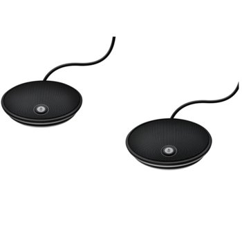 Конферентни микрофони Logitech Group Expansion Microphones, Bluetooth, черни, 2.4м | JAR Computers Logitech Group Expansion Microphones 989-000171