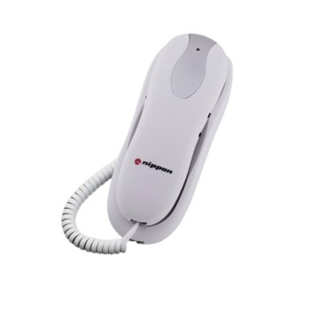 Стационарен телефон Nippon NP 9252, 1 линия, бял | JAR Computers Стационарен телефон Nippon NP 9252