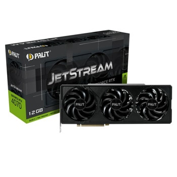 Видео карта nVidia GF RTX 4070, 12GB, Palit JetStream, PCI-E 4.0, GDDR6X, 192-bit, DisplayPort, HDMI | JAR Computers Видео карта Palit GF RTX 4070 JetStream