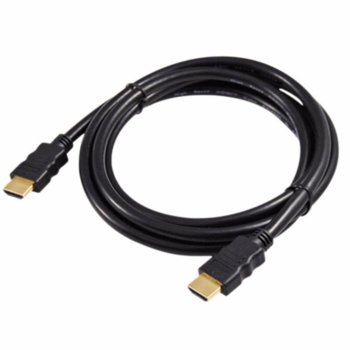Кабел 0804113325, от HDMI(м) към HDMI(м), 3m, черен | JAR Computers HDMI Кабел Ver. 1.4 -3 метра без оплетка