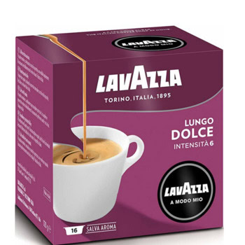 Кафе капсули LAVAZZA A Modo Mio LUNGO DOLCE, 16 напитки | JAR Computers Кафе капсули Lavazza AMM LUNGO DOLCE