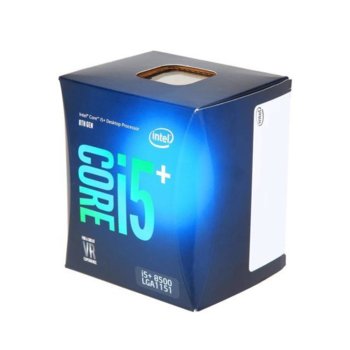 Intel Core i5+ 8500 Coffee Lake шестядрен (3.00/4.10GHz, 9MB Cache, 350MHz-1.10GHz GPU, LGA1151, 16GB Intel Optane), нарушена опаковка | JAR Computers Intel Core i5+ 8500 Optane Memeory