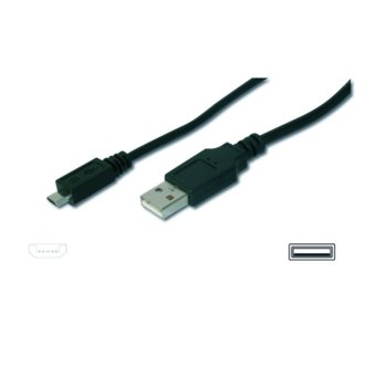 ASSMANN AK-300127-0 USB A(м) към USB Micro B(м) 1m