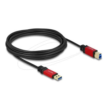 Кабел DeLock 82759, от USB-A(м) към USB-B(м), 5m, черен | JAR Computers Delock 82759
