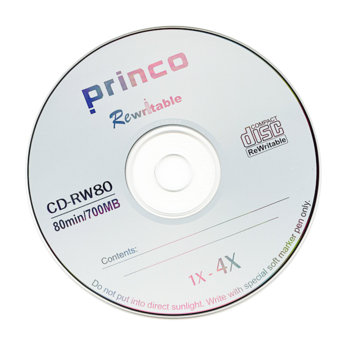 Оптичен носител CD RWR media  700MB, Princo | JAR Computers CD RWR media  700MB, Princo