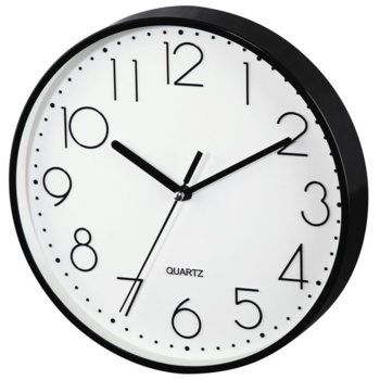 Часовник Hama PG-20 186343, аналогово указание, стенен, ниско ниво на шум, черен image