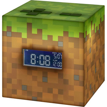 Часовник/будилник Paladone Minecraft Alarm Clock, кафяв | JAR Computers Paladone Minecraft Alarm Clock
