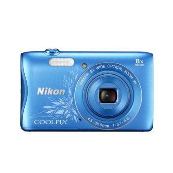 Nikon CoolPix S3700 (син) LINEART+ 8GB SD