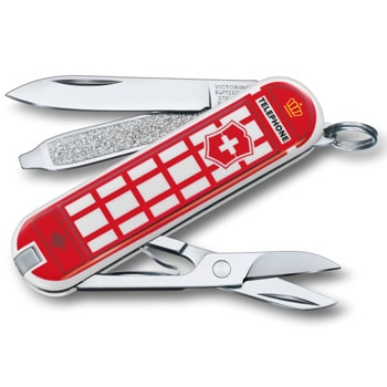 Джобен нож Victorinox Classic LE 2018 A Trip to London, червен | JAR Computers Victorinox Classic LE 2018 A Trip to London