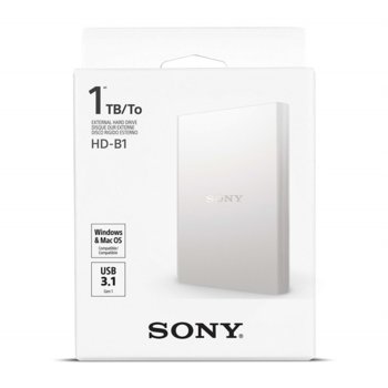 Sony 1TB 2.5in USB 3.0 White