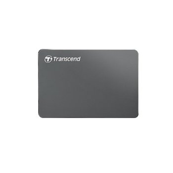 Твърд диск 1TB Transcend StoreJet C3S (сребрист), външен, 2.5" (6.35 cm), USB 3.1 Gen 1 | JAR Computers Transcend 1TB StoreJet C3S 2.5in