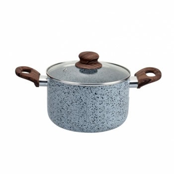 Тенджера Oliver Voltz Siena OV51318J24D, вместимост 5.6 l, 24 cm диаметър, алуминий, капак, сива | JAR Computers Oliver Voltz Siena OV51318J24D
