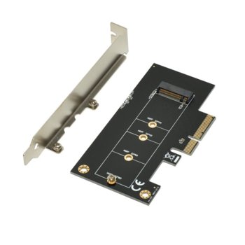 Контролер Makki MAKKI-M2-PCIE-VE1, от PCI-E x4 към M.2 (NVMe) SSD, 30mm, 42mm, 60mm и 80mm image